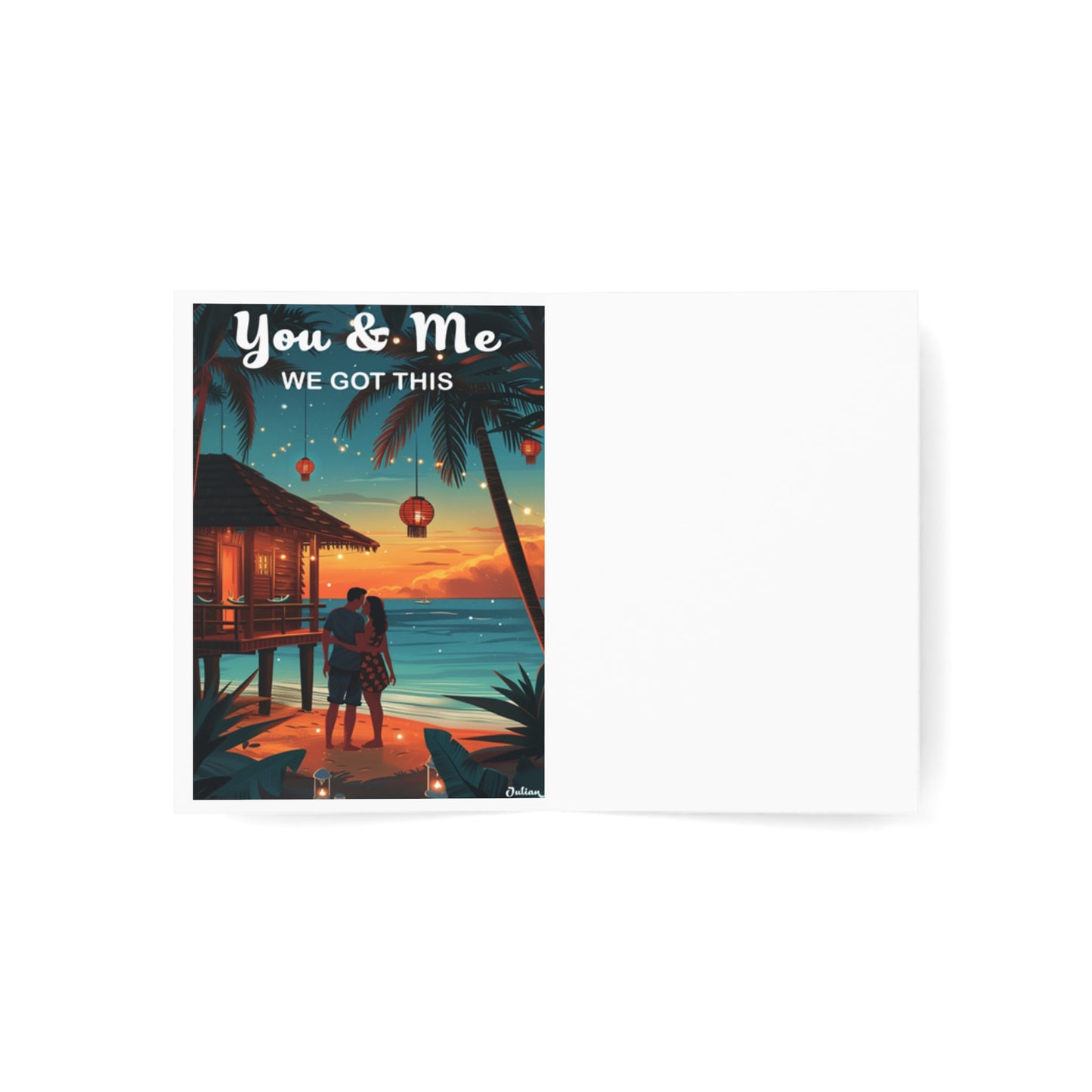 You and I Greeting Cards (1, 10, 30, and 50pcs)