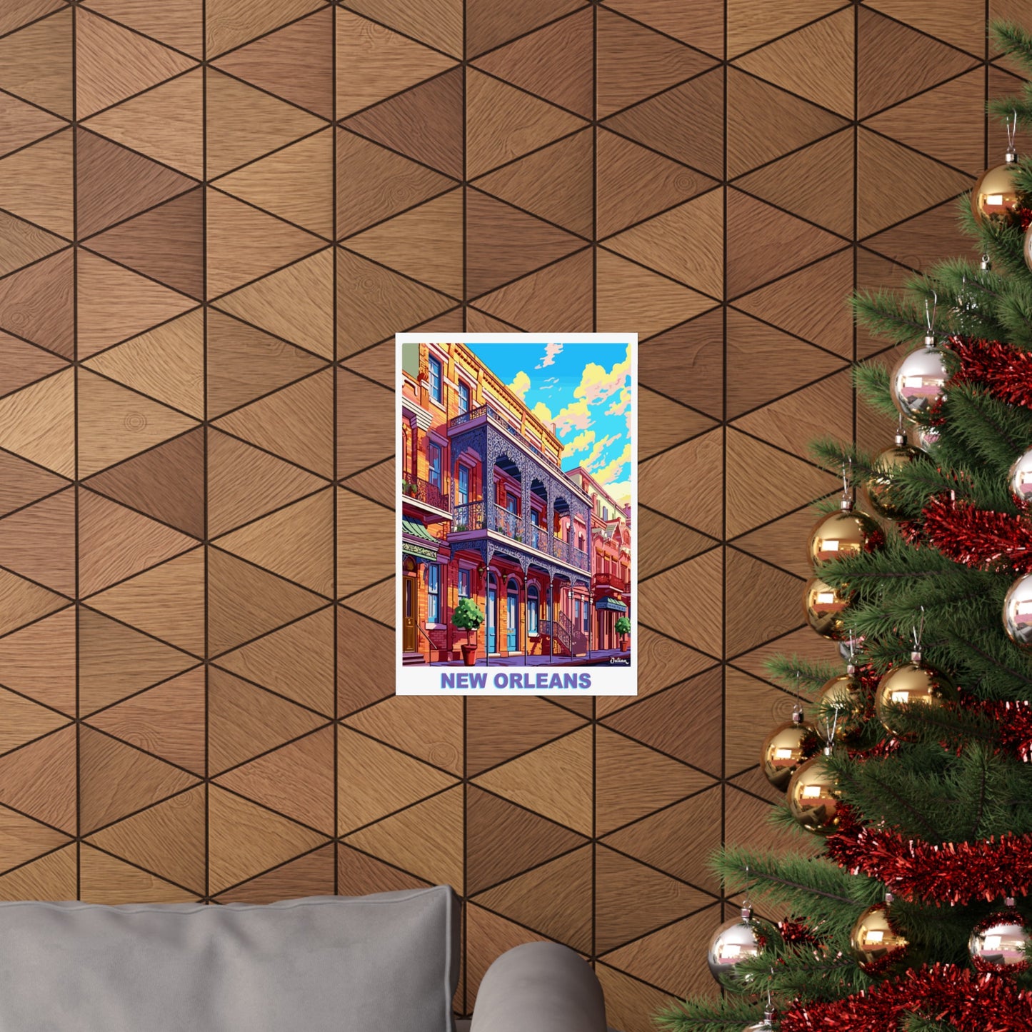 New Orleans | United States | Travel Poster | Modern Wall Art