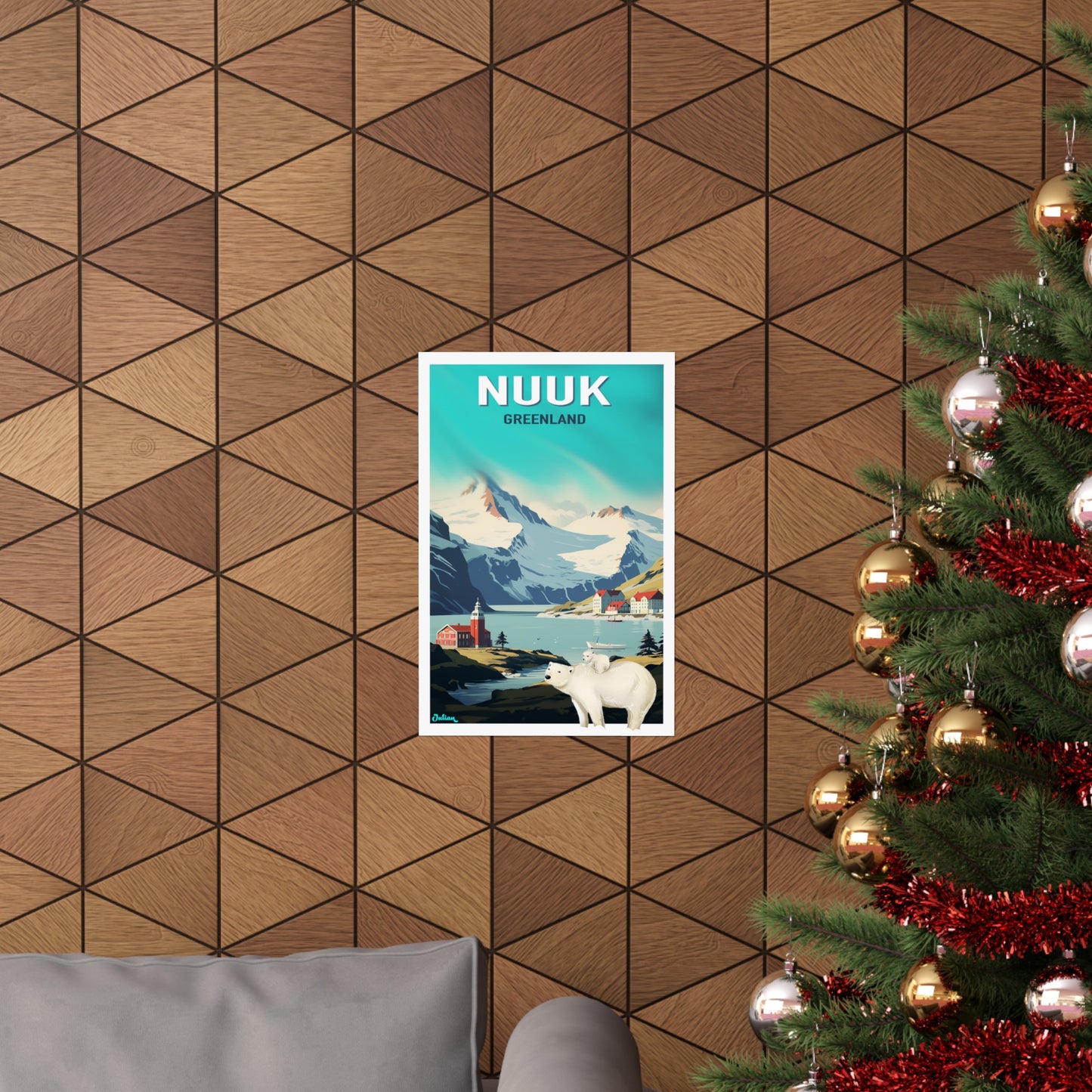 Greenland | Travel Poster | Modern Wall Art