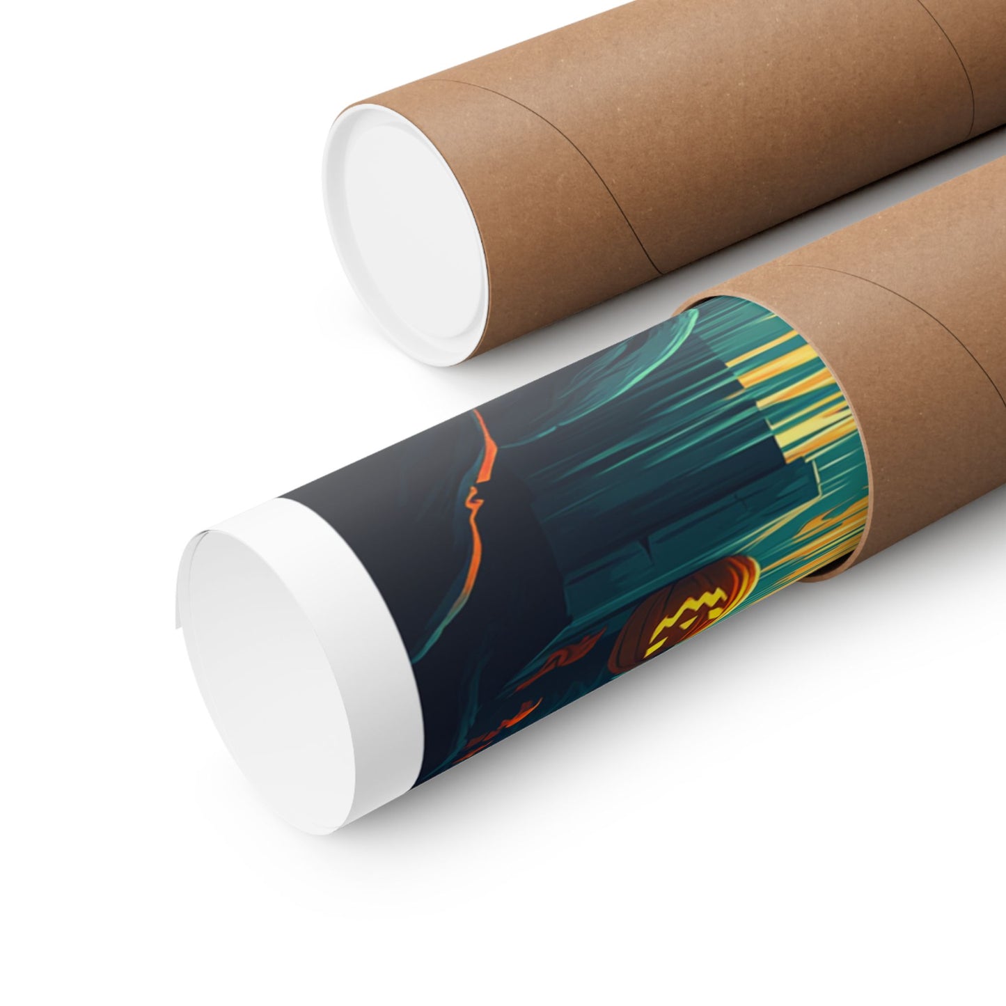 Happy Halloween Poster - Matte Vertical Posters, Halloween Art Print, Coastal Decor, Wall Art, Home Decor, Gift for Halloween