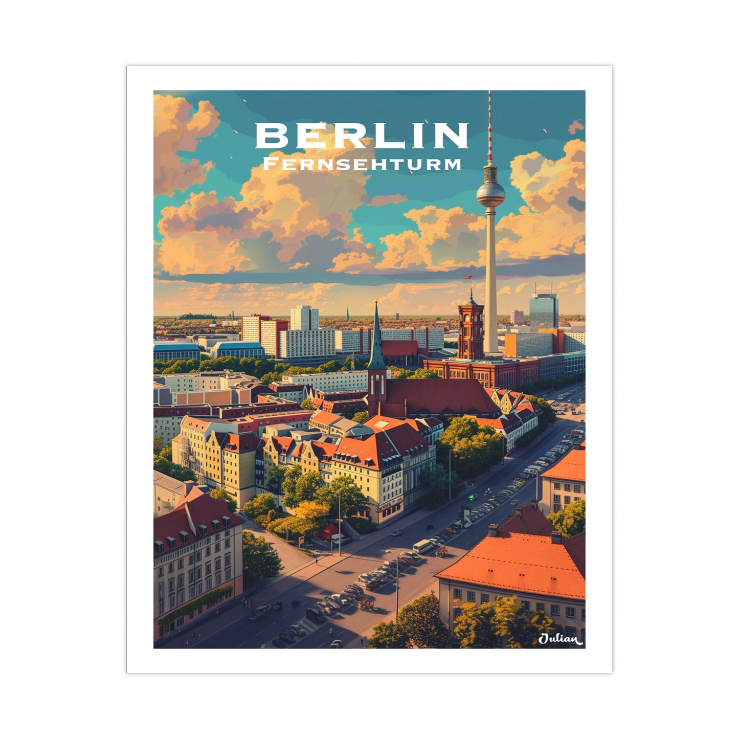 Berlin, Fernsehturm, Germany