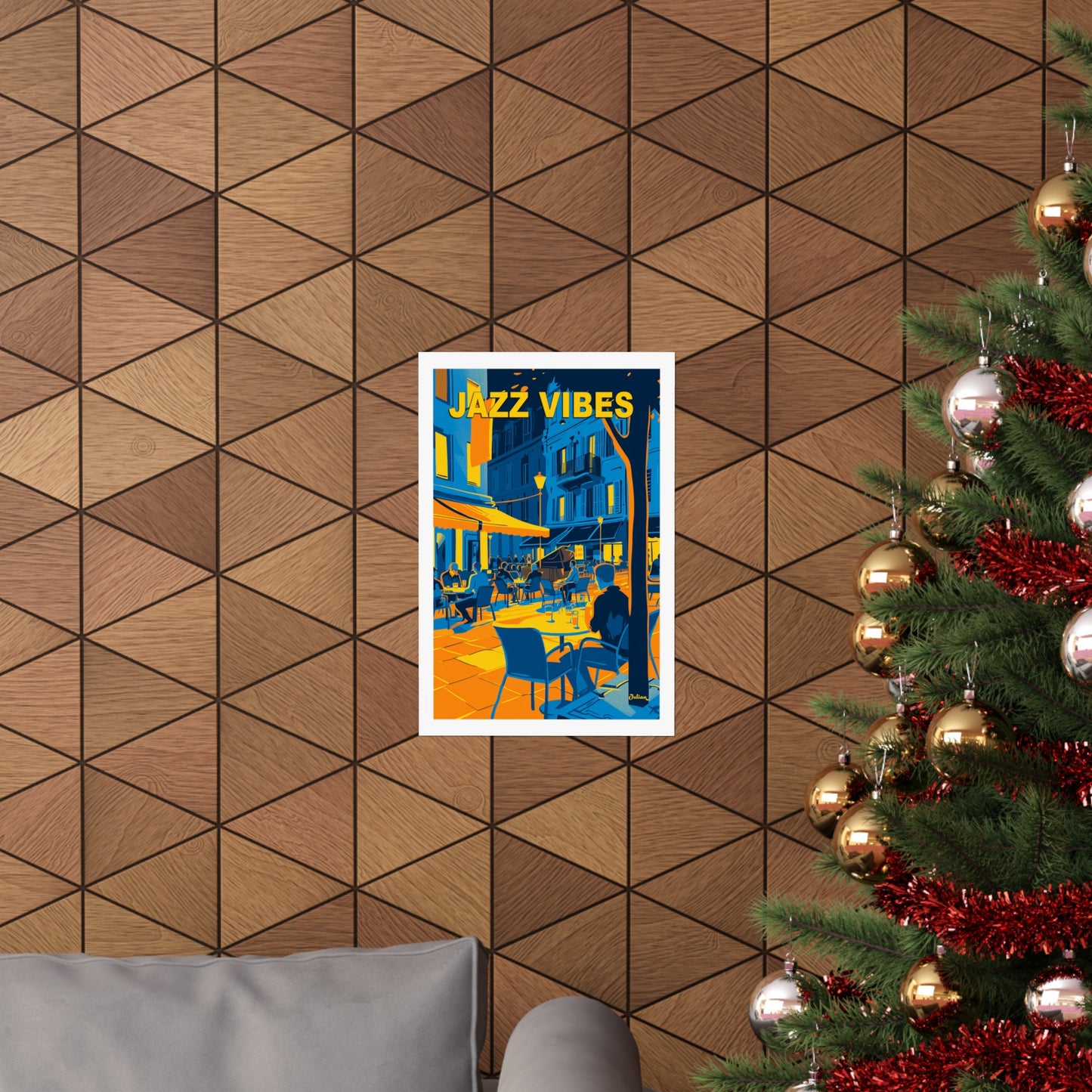 Jazz Vibes | France | Travel Poster | Modern Wall Art