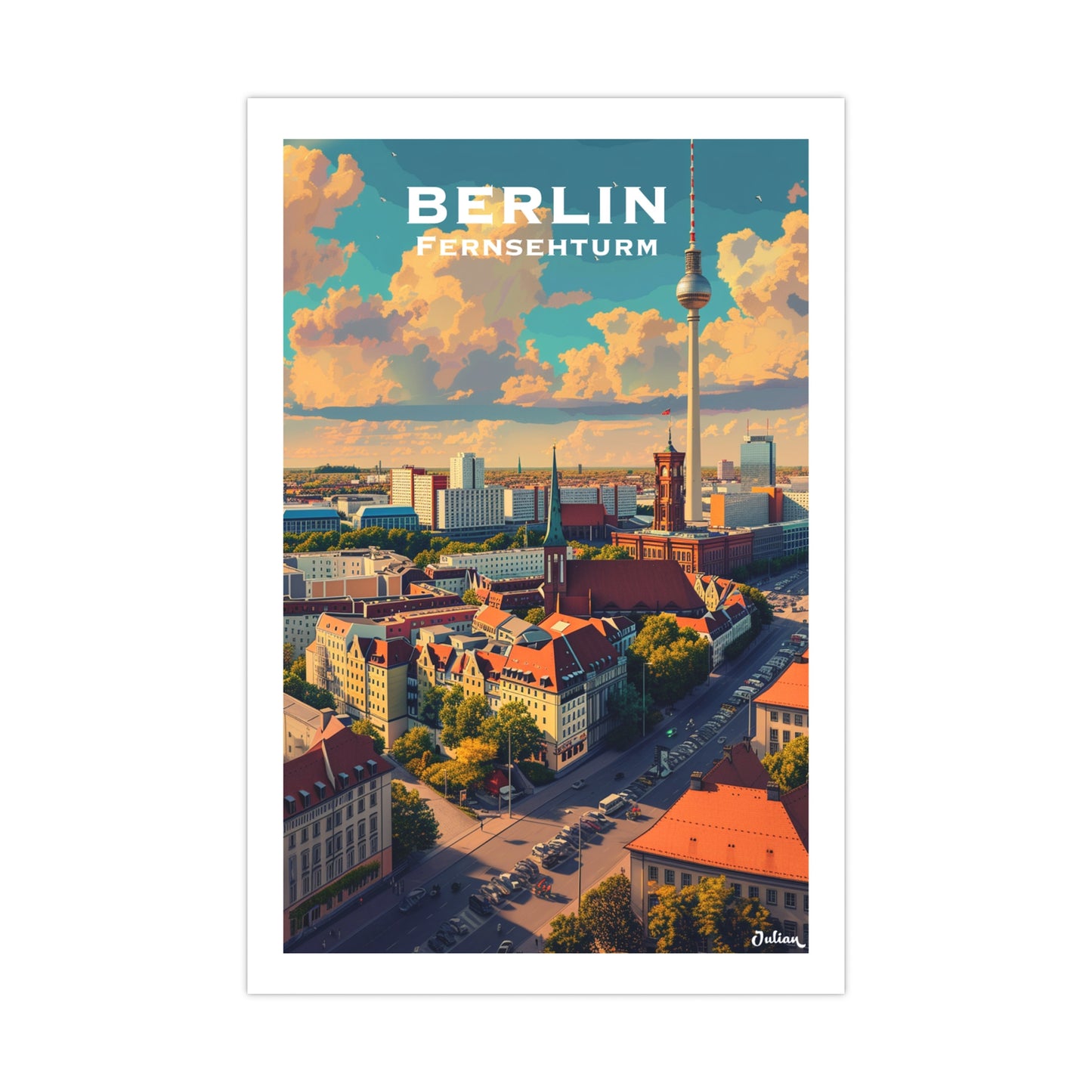 Berlin, Fernsehturm, Germany