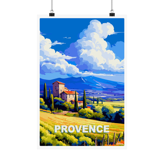 Provence | France | Travel Poster | Modern Wall Art