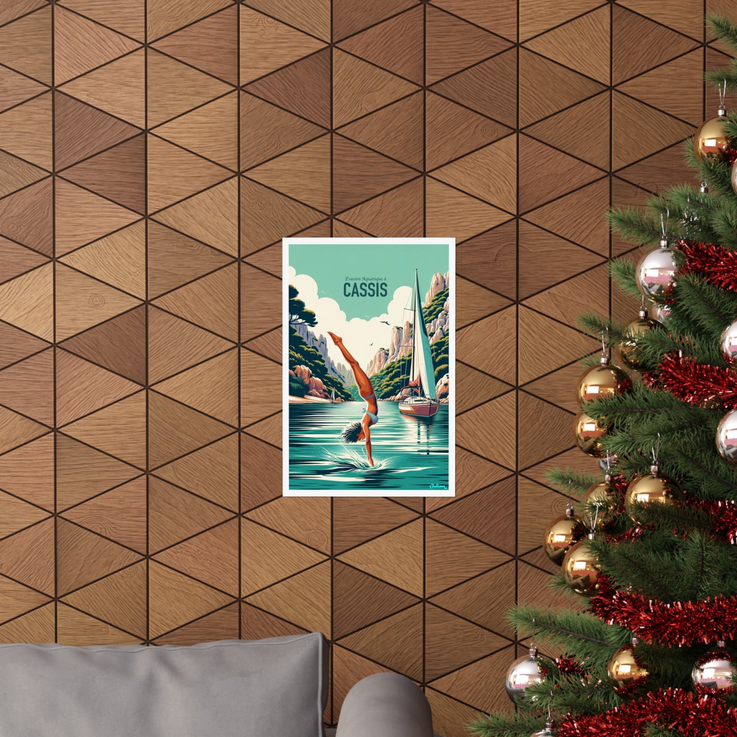 Cassis | France | Travel Poster | Modern Wall Art