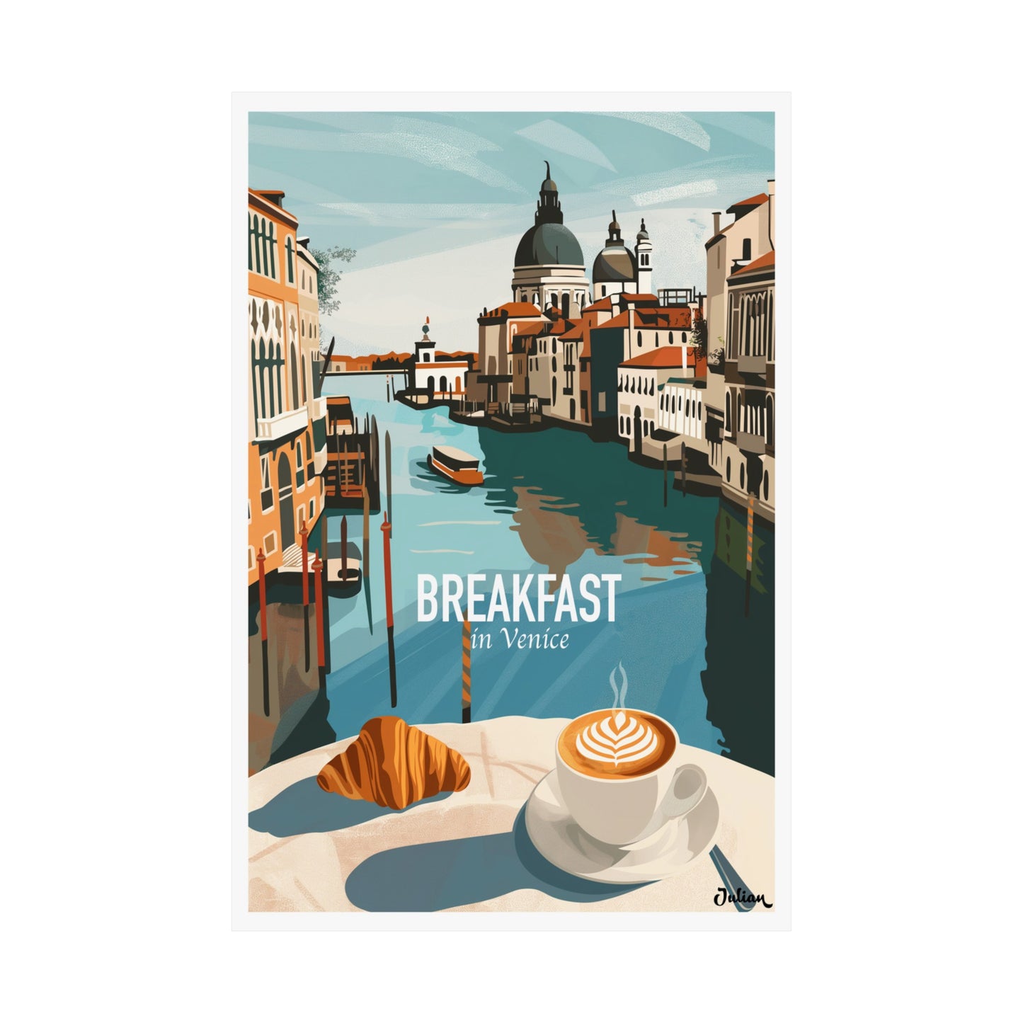 Venice - Italy | Travel Poster | Modern Wall Art
