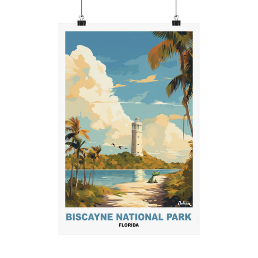 Biscayne National Park | Florida | Travel Poster | Modern Wall Art