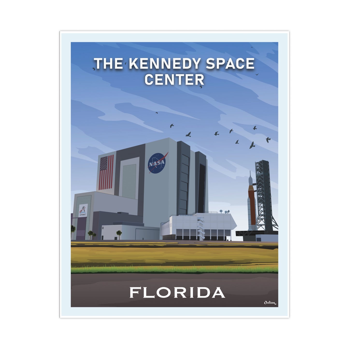 The Kennedy Space Center, Florida