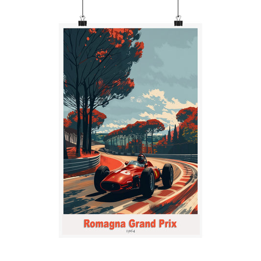 Romagna Grand Prix | Travel Poster | Modern Wall Art