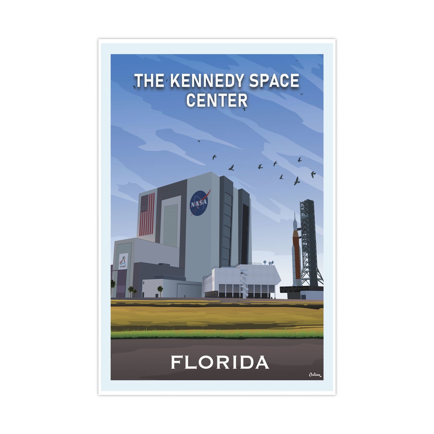 The Kennedy Space Center, Florida