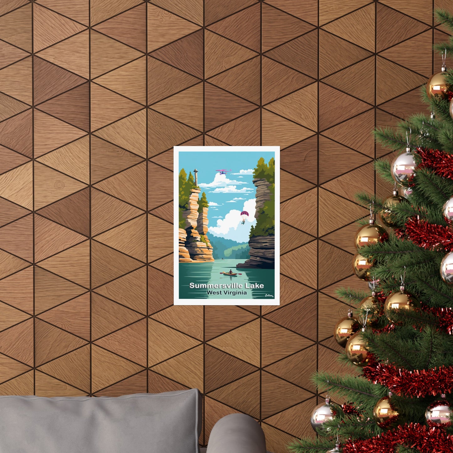 West Virginia | Travel Poster | Modern Wall Art
