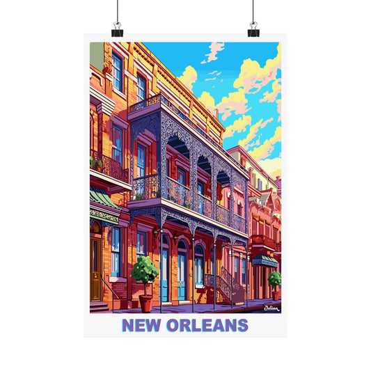 New Orleans | United States | Travel Poster | Modern Wall Art