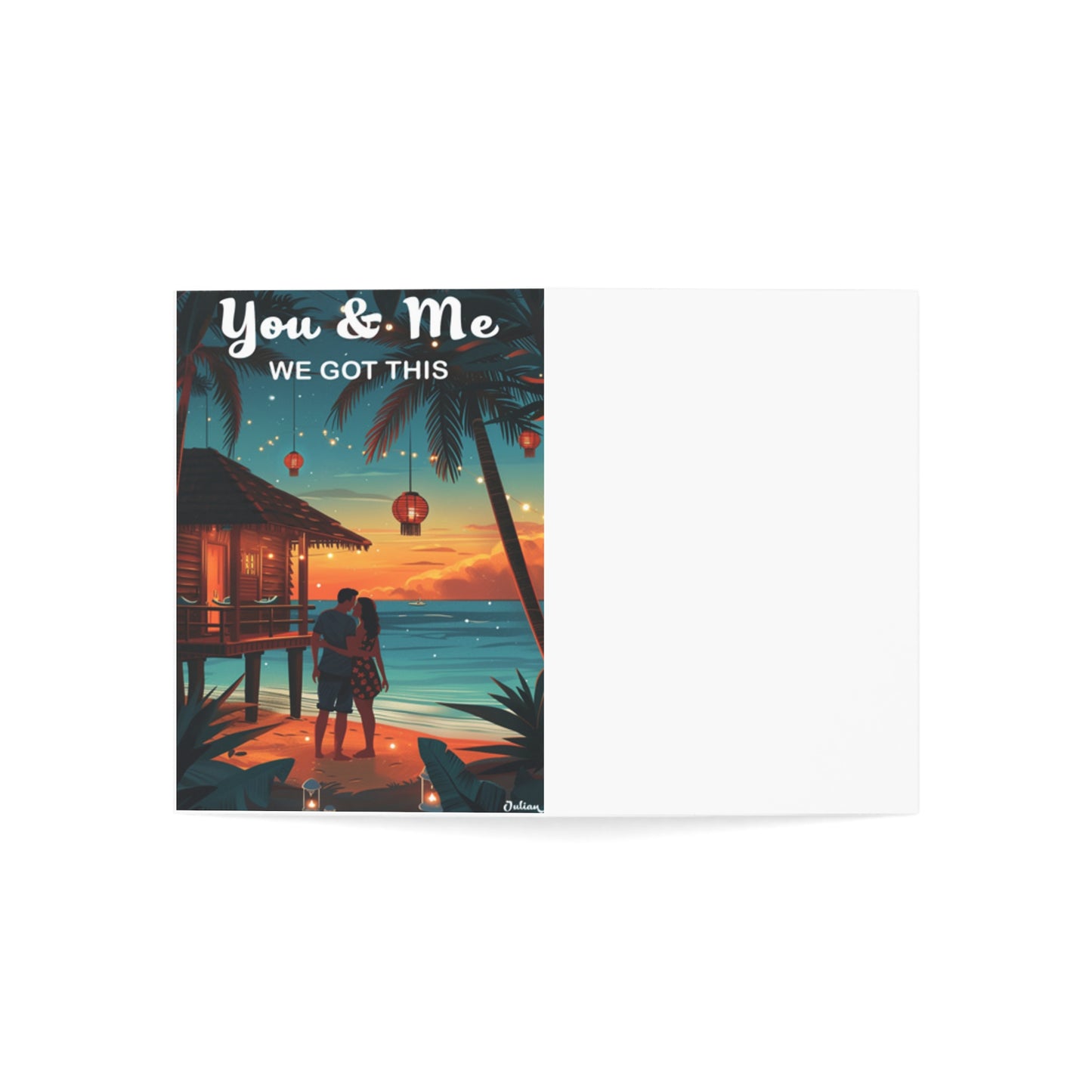 You and I Greeting Cards (1, 10, 30, and 50pcs)