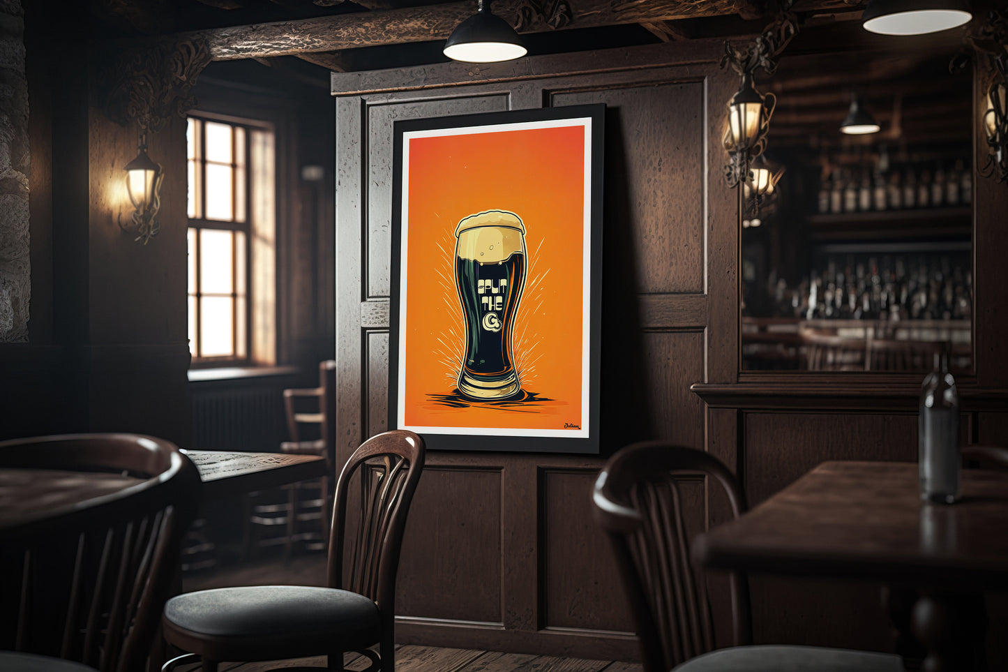 Guinness Beer Poster Print, Wall Decor