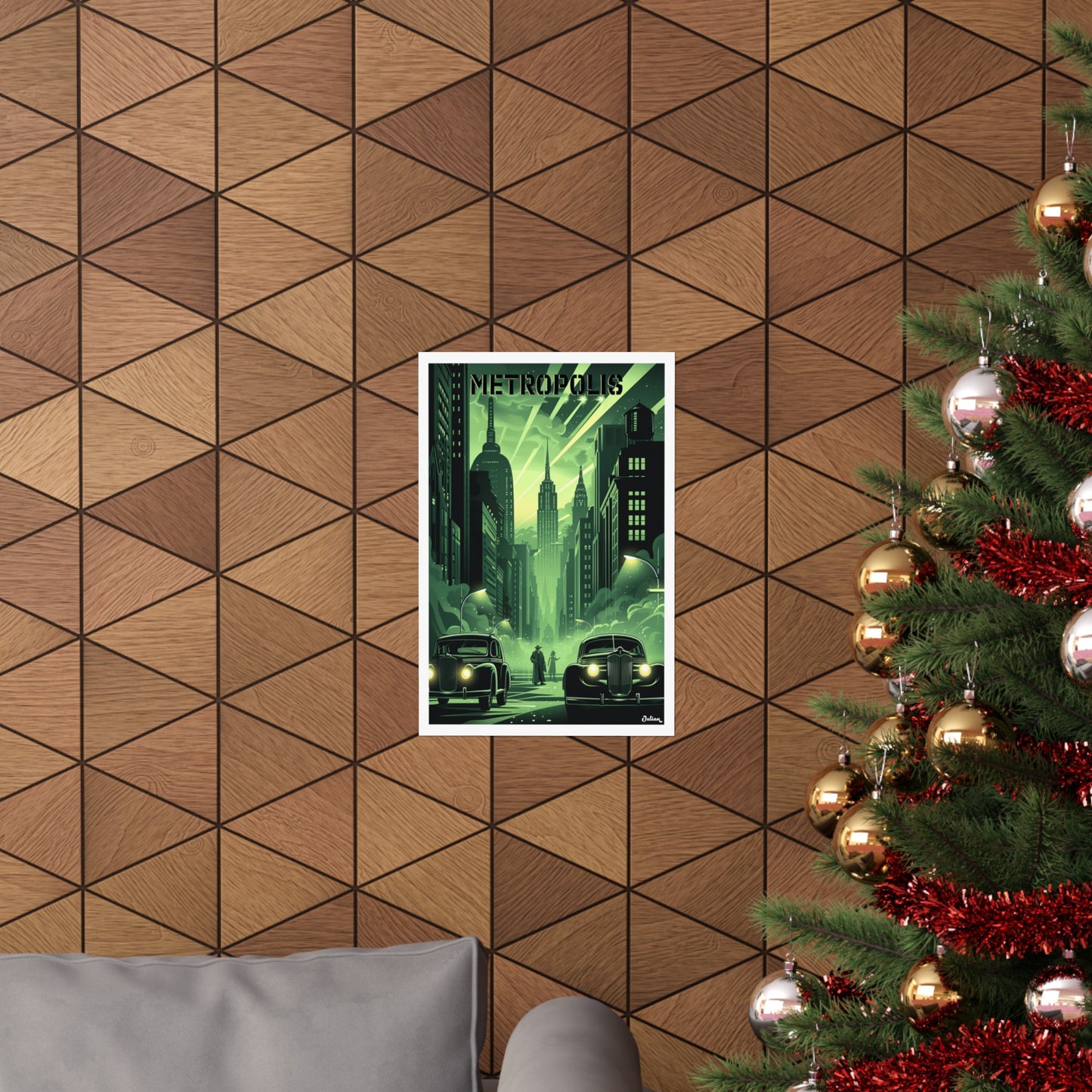Metropolis | Travel Poster | Modern Wall Art