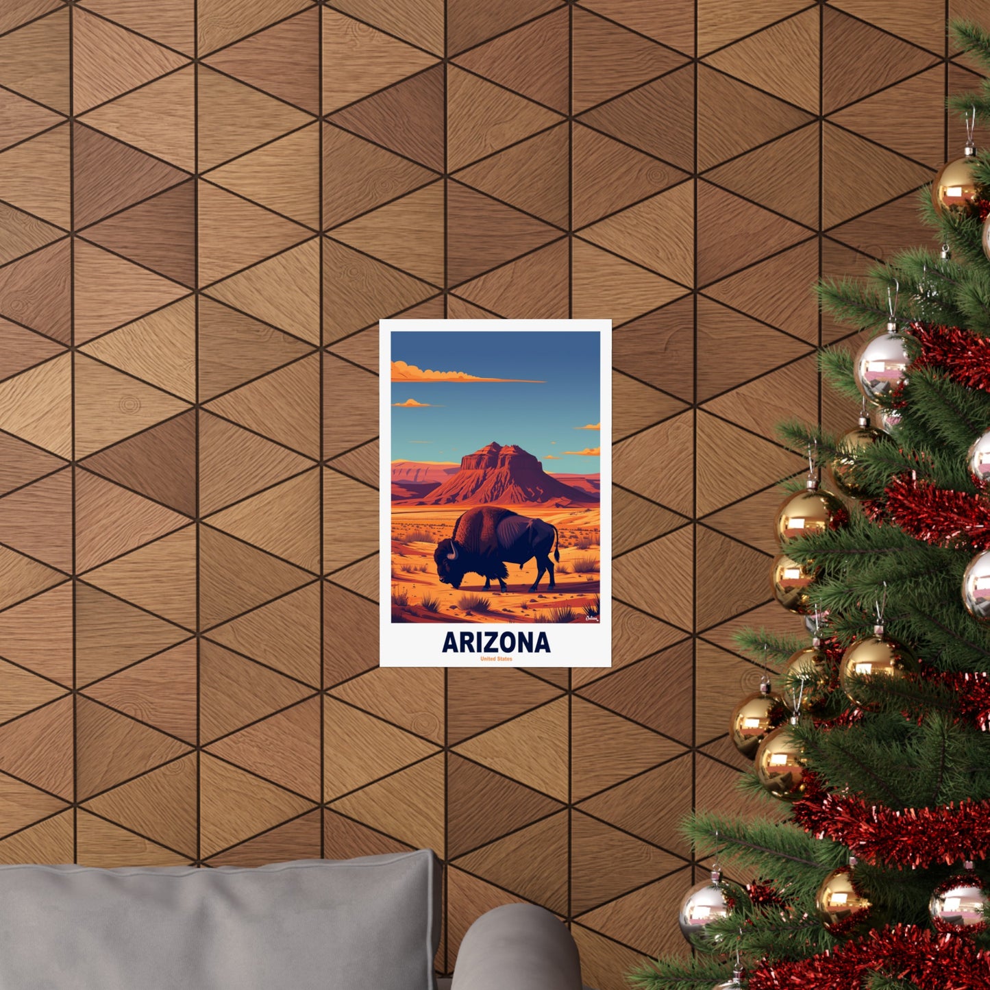 Buffalo Arizona | United States | Travel Poster | Modern Wall Art