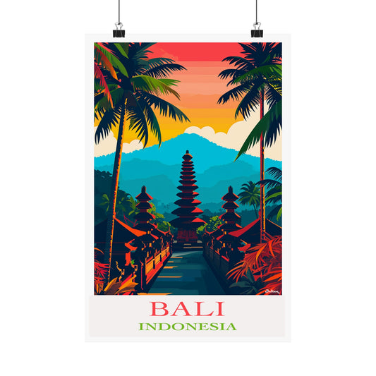 Bali | Indonesia | Travel Poster | Modern Wall Art