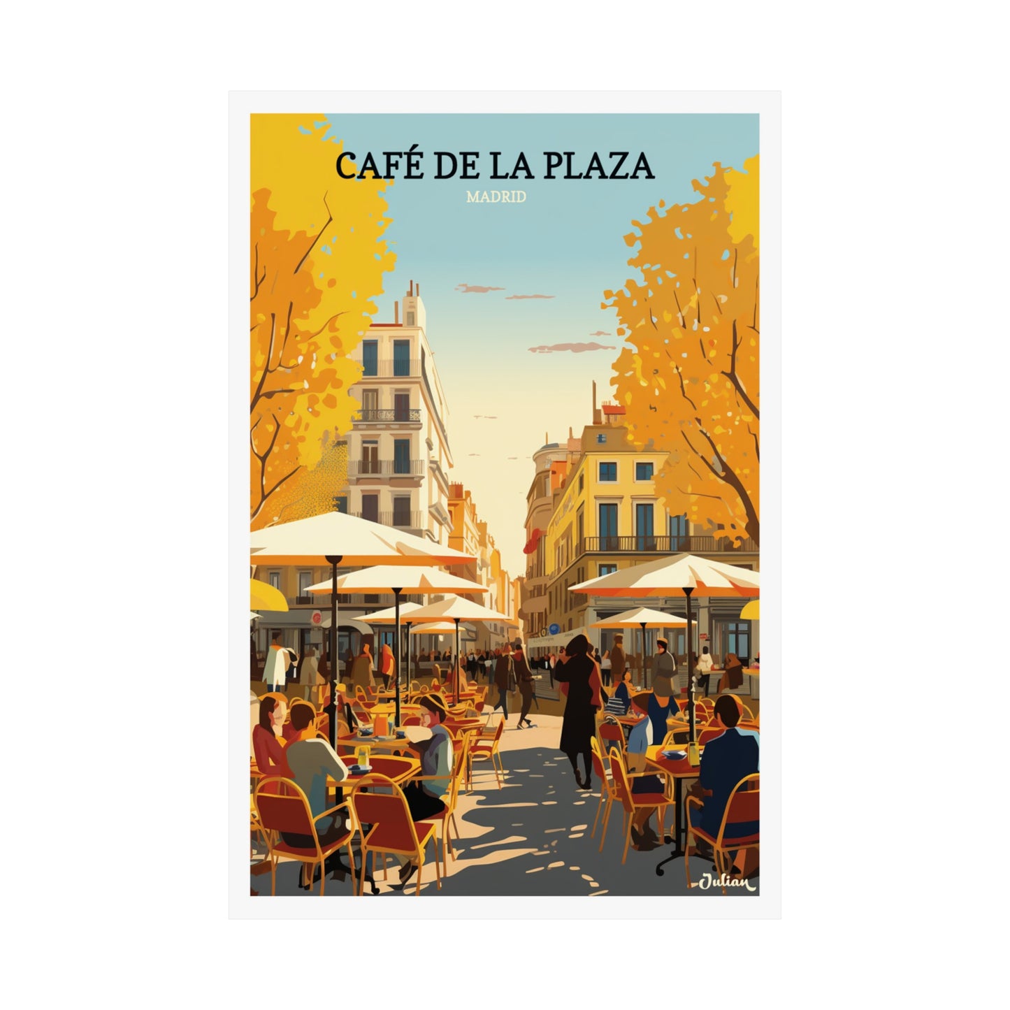 Madrid | Spain | Travel Poster | Modern Wall Art