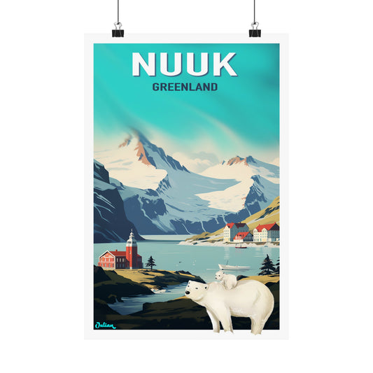 Greenland | Travel Poster | Modern Wall Art