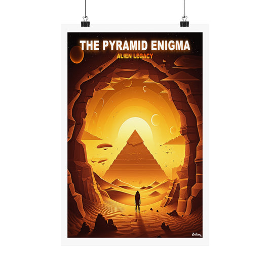 The Pyramid Enigma | Alien Legacy | Modern Wall Art