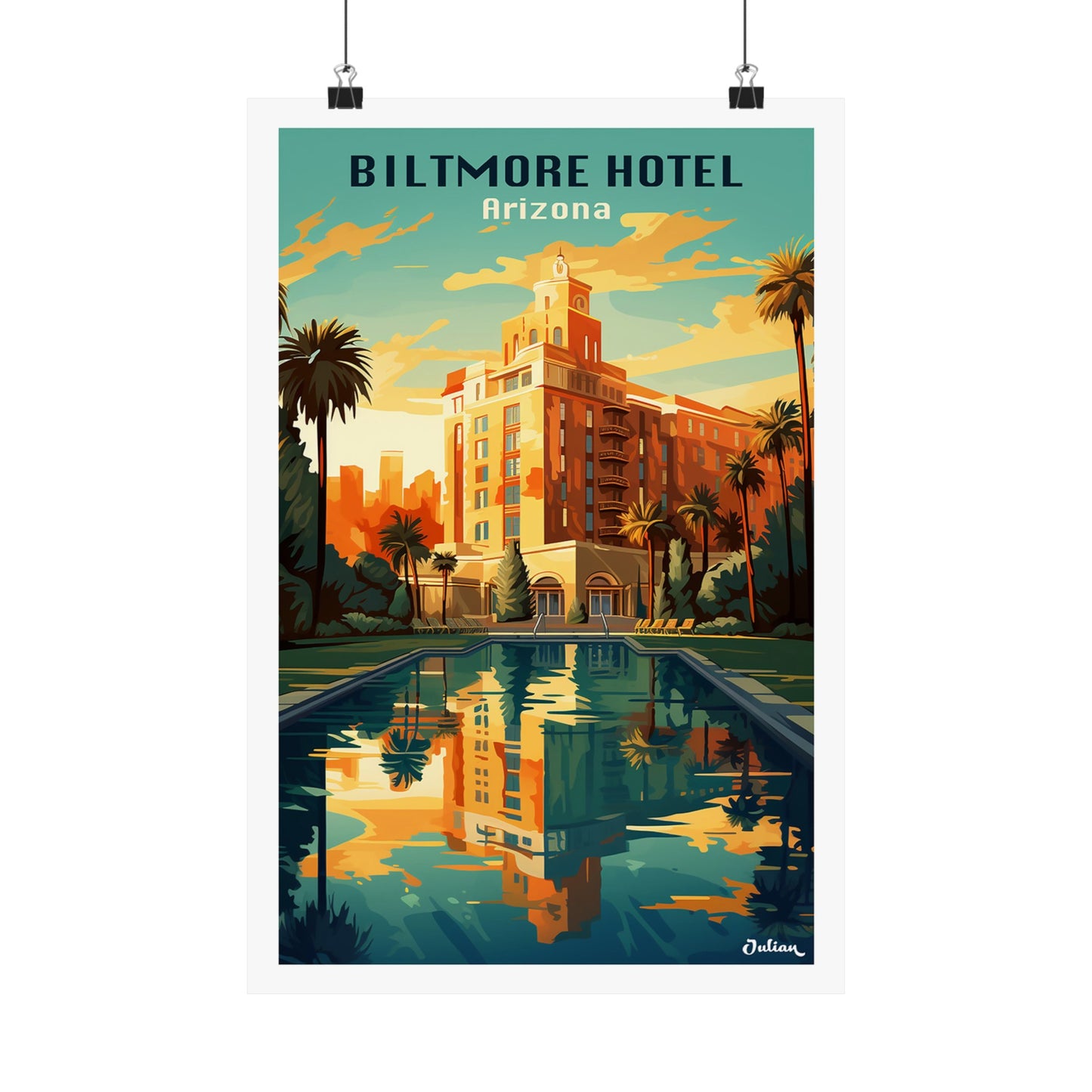 Biltmore Hotel - Arizona | Travel Poster | Modern Wall Art