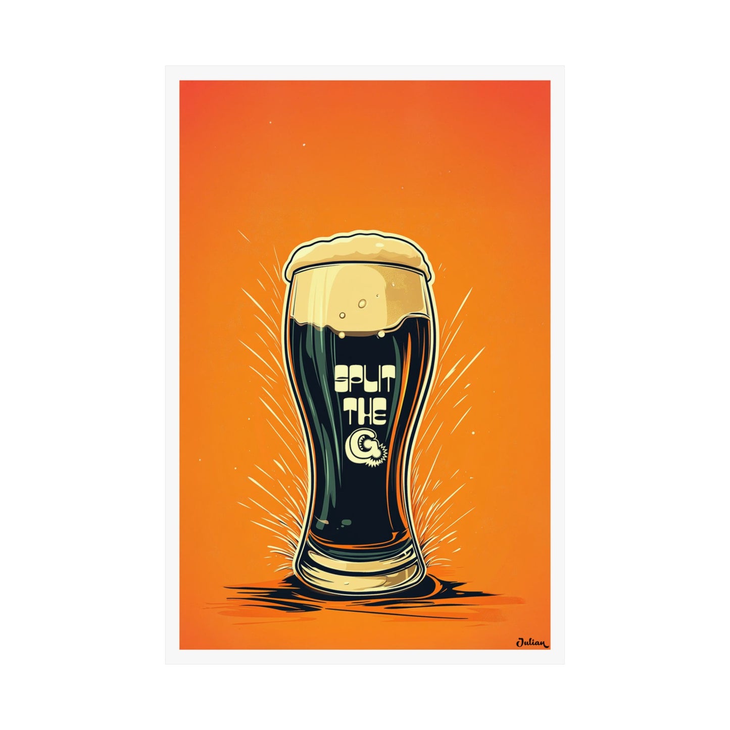 Guinness Beer Poster Print, Wall Decor