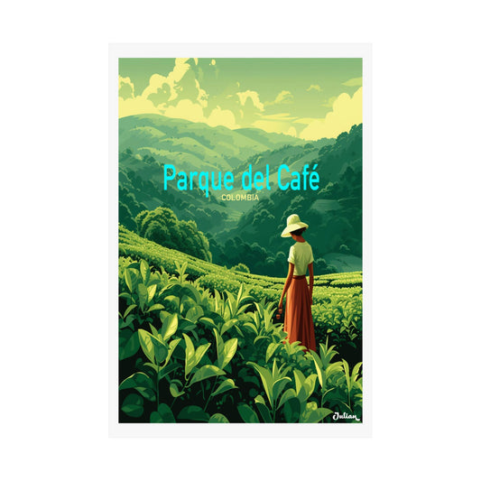 Colombia Poster - Matte Vertical Posters, World Art Print, Decor, Wall Art, Home Decor, Poster Gift