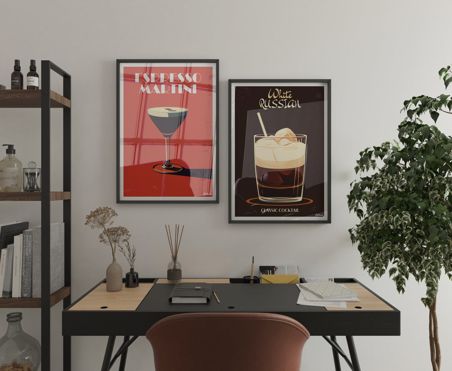 The Amaretto Sour Cocktail Poster - Matte Vertical Posters, Cocktail Art Print, Decor, Wall Art, Home Decor, Cocktail Gift