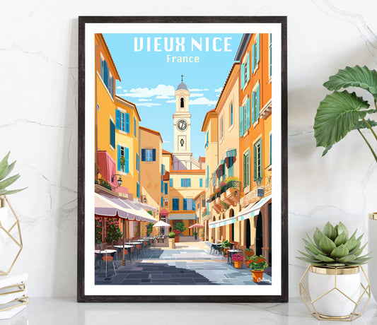 Vieux Nice France Retro