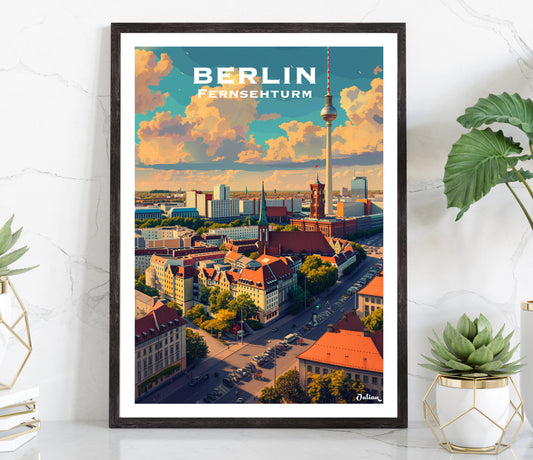 Berlin, Fernsehturm, Germany