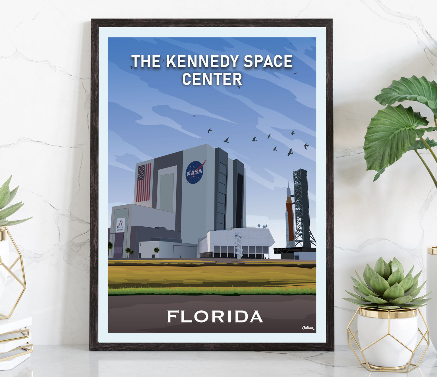 The Kennedy Space Center, Florida